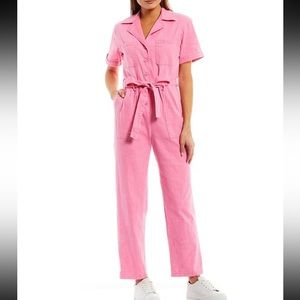 Skies are Blue Pink jumpsuit sz. Medium